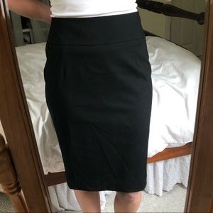 black pencil skirt